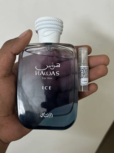 Customer photo review of Rasasi Hawas Ice Eau De Parfum For Men (2023 New Release)