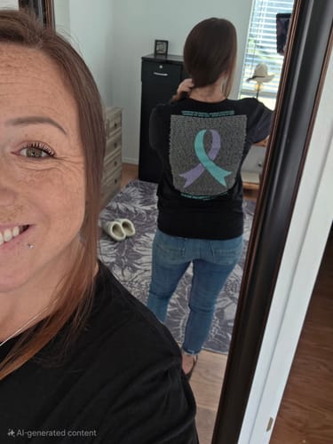 Customer photo review of Round 138 (Unisex Tri-Blend T-Shirt | Bella + Canvas)