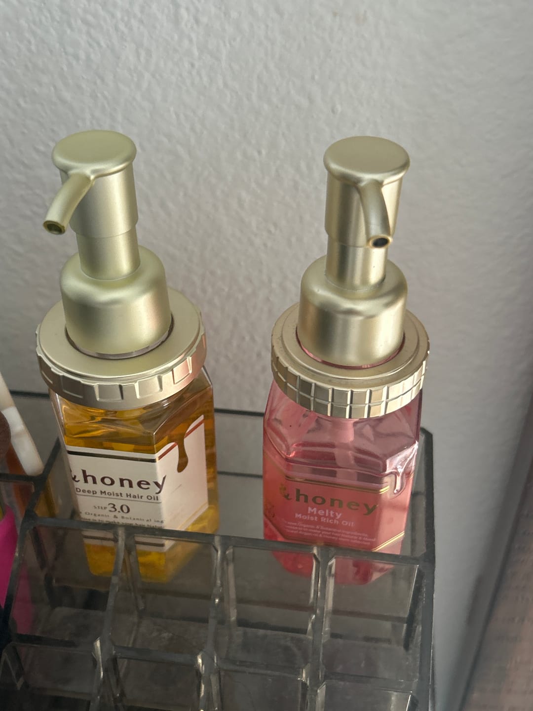 Customer photo review of & Honey Deep Moist Hair Oil 100ml