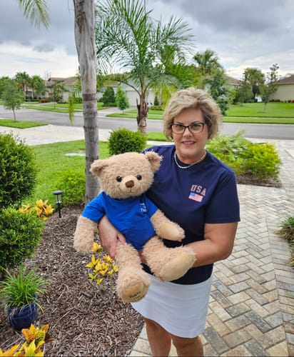 Customer photo review of 65cm Original Eddy the Teddy