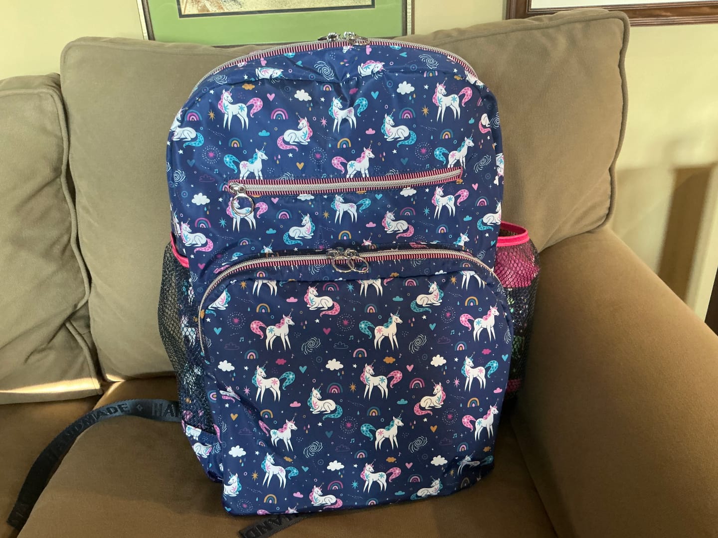 Customer photo review of Unicorns of the Cosmos - DayFlex Fabric