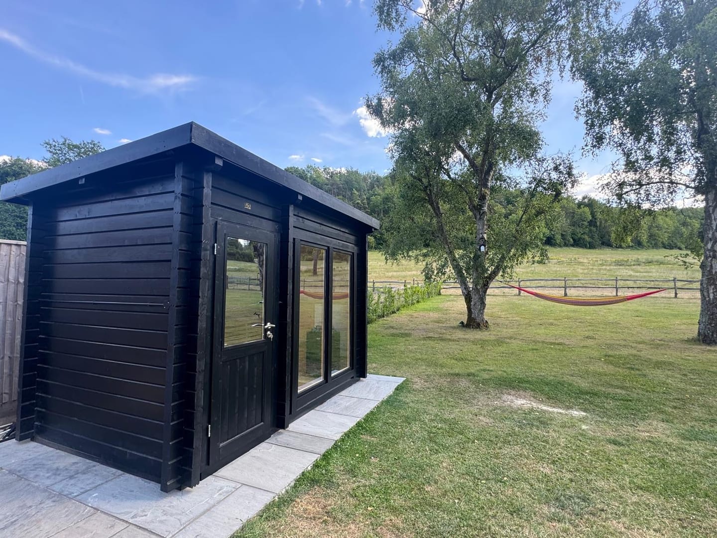 Customer photo review of KC ISLA Garden Spa Sauna with Outdoor Shower Terrace - 70mm