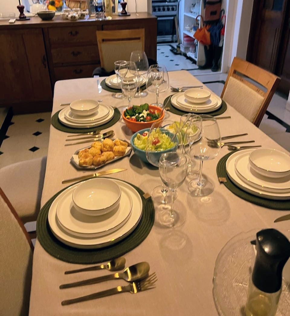 Customer photo review of Cubiertos Sakura Matt Gold Stainless Steel X24 Pzas