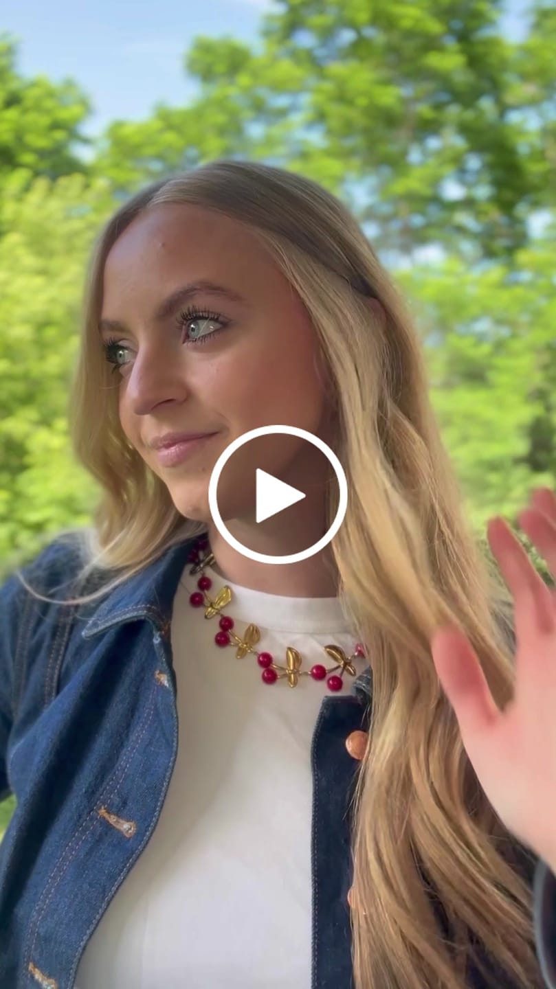 Customer video review of Sweet Cherry Necklace