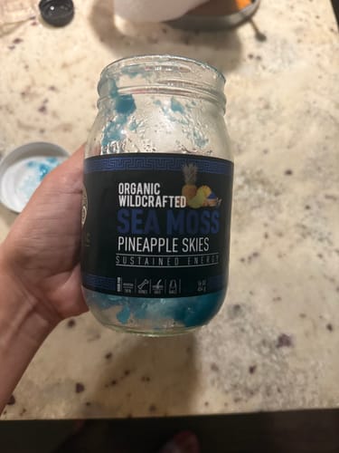 Customer photo review of Pineapple Skies Sea Moss Gel