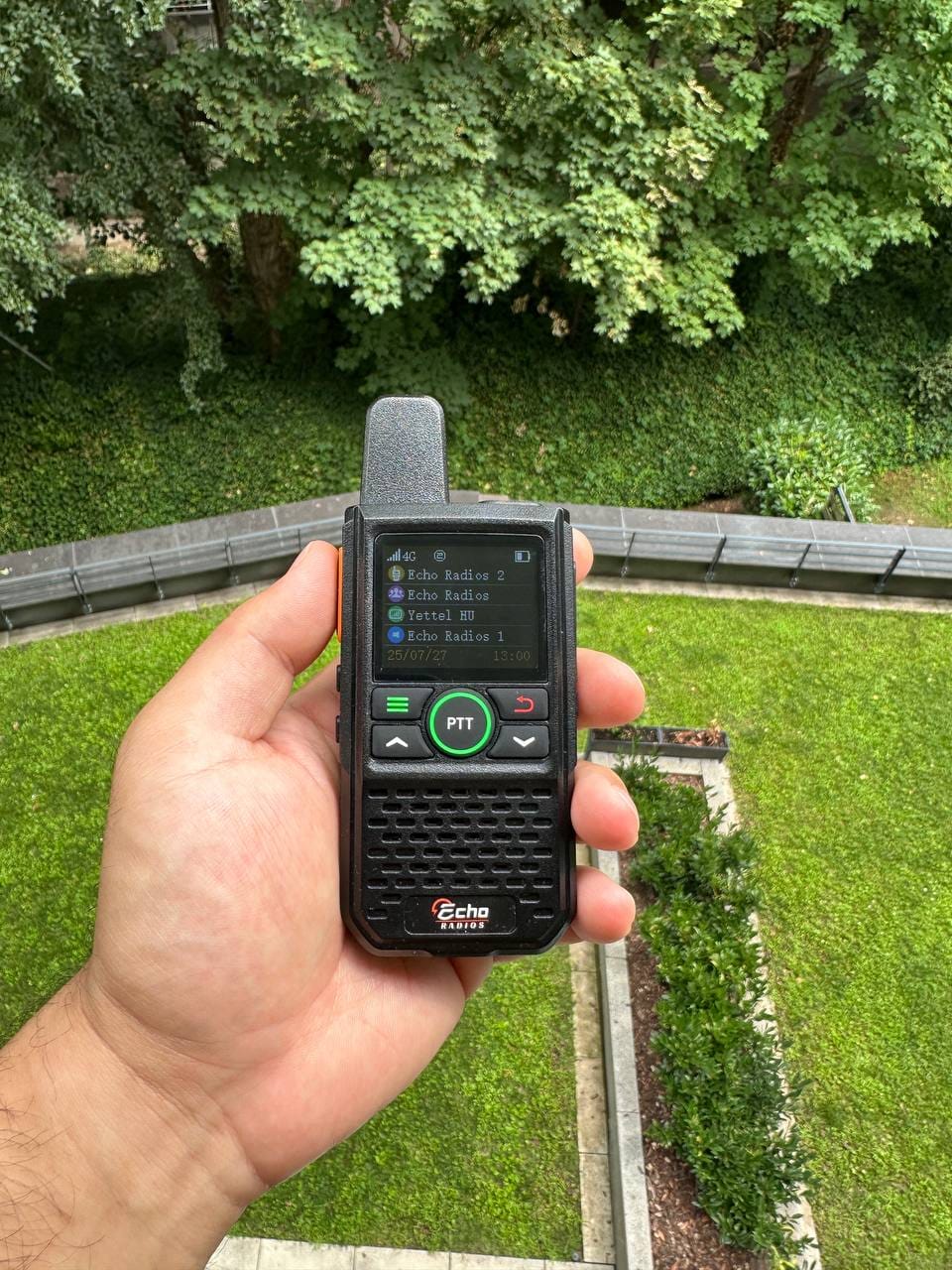 Customer photo review of Echo Radios Nationwide PTT Walkie-Talkie