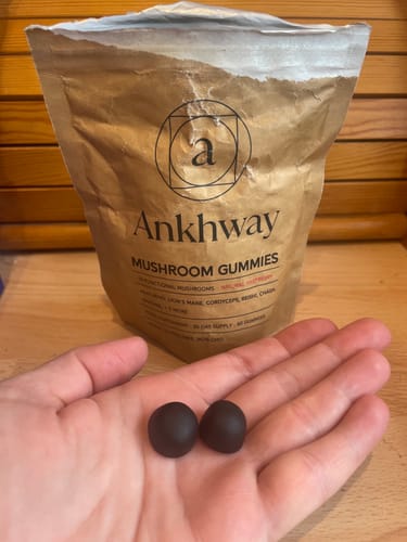 Customer photo review of 2-Month Mushroom Gummies
