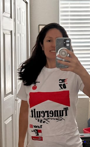Customer photo review of MYSTERY TEE