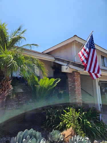 Customer photo review of Ultra Heavy Duty American Flag - 2-ply Polyester - Made In USA