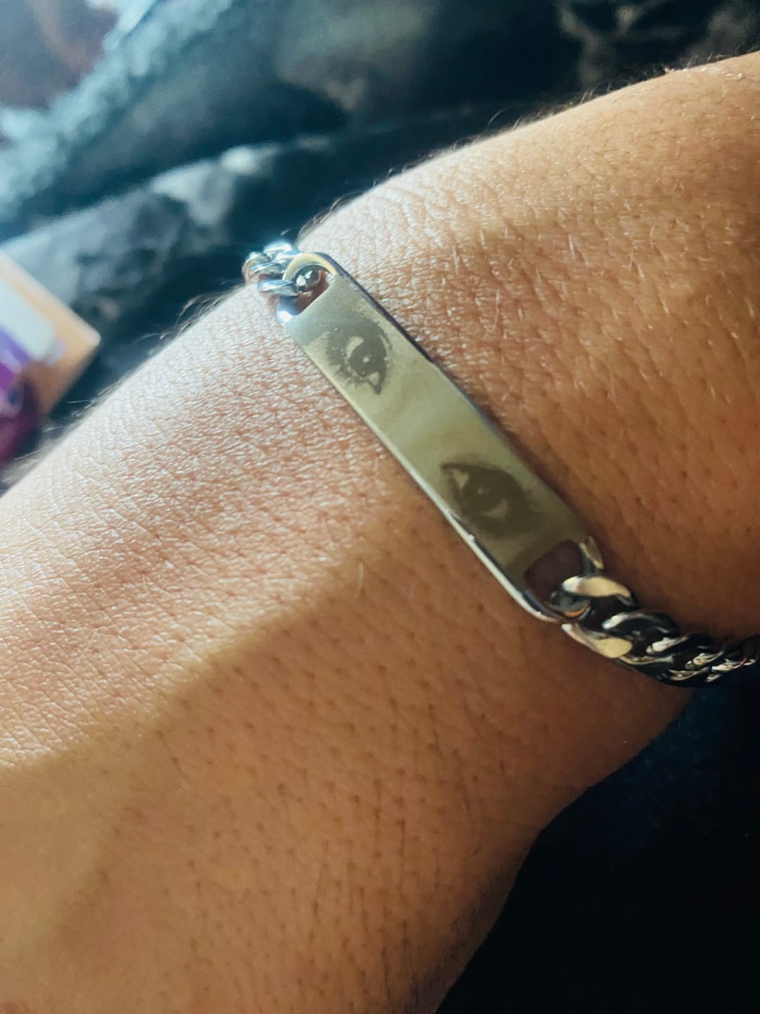 Customer photo review of Pulsera Eslabones Personalizada