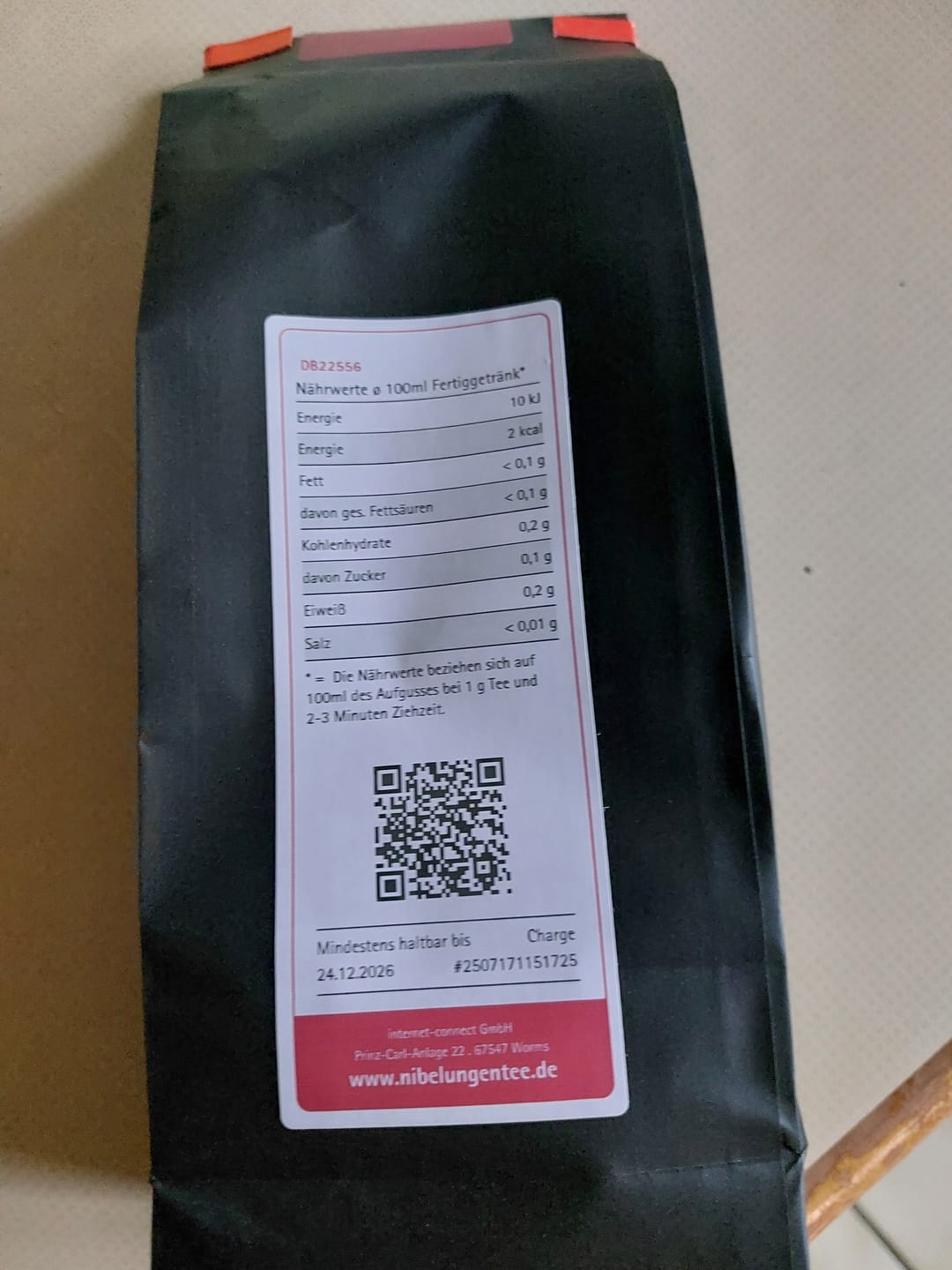 Customer photo review of Premium Teemischung Engelskuss