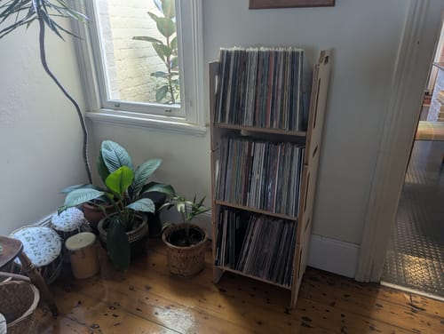 Customer photo review of Aurala120 - Stackable Vinyl Record Storage