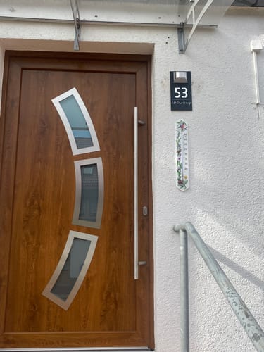 Customer photo review of NumLux™ | Ihre personalisierte Hausnummer