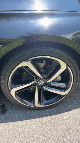 Customer photo review of Detail Factory Pro-Grip Tire Scrub Brush