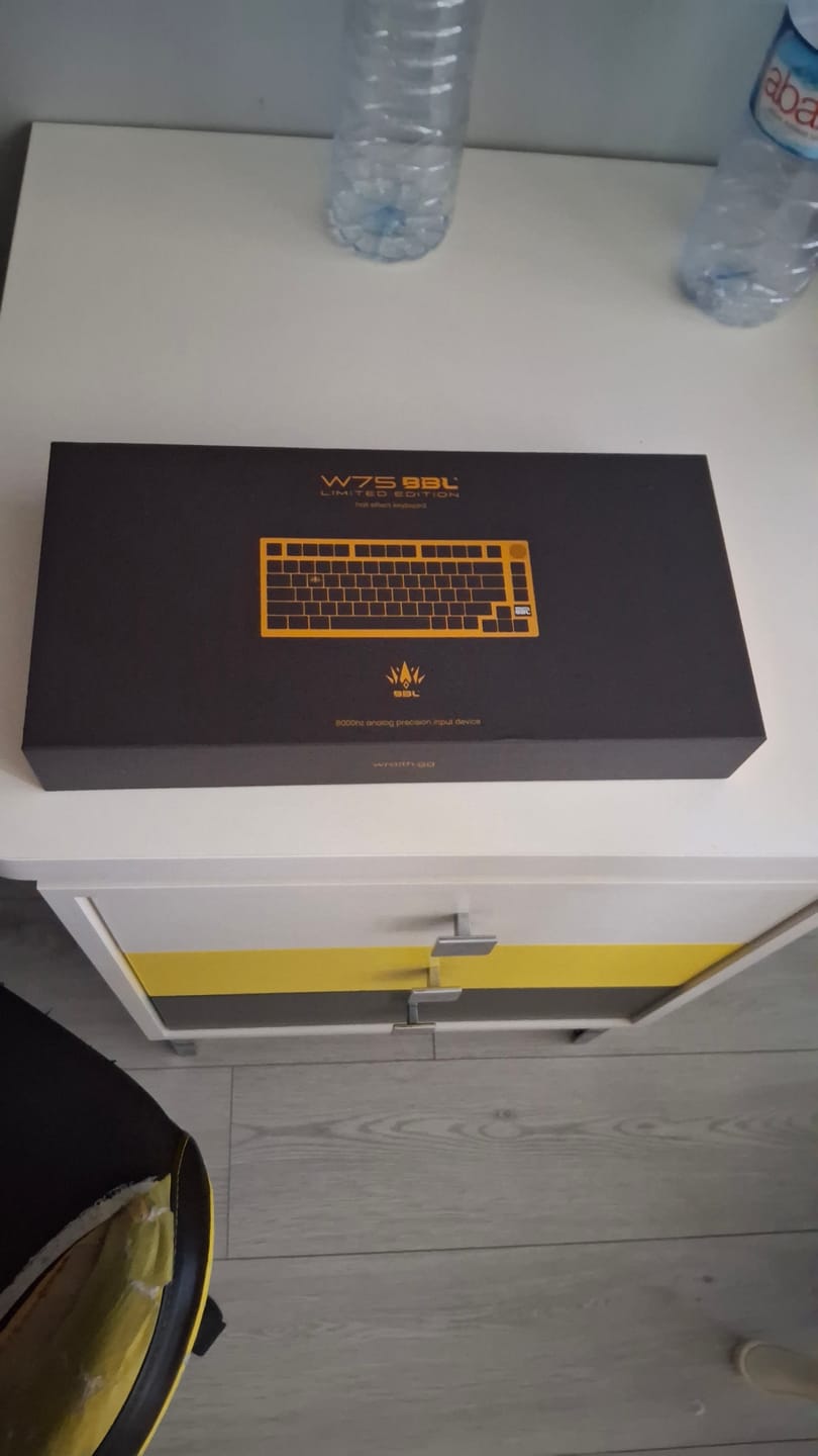 Customer photo review of Wraith W75 V2 [BBL Edition] Klavye (Manyetik Switch / HE)