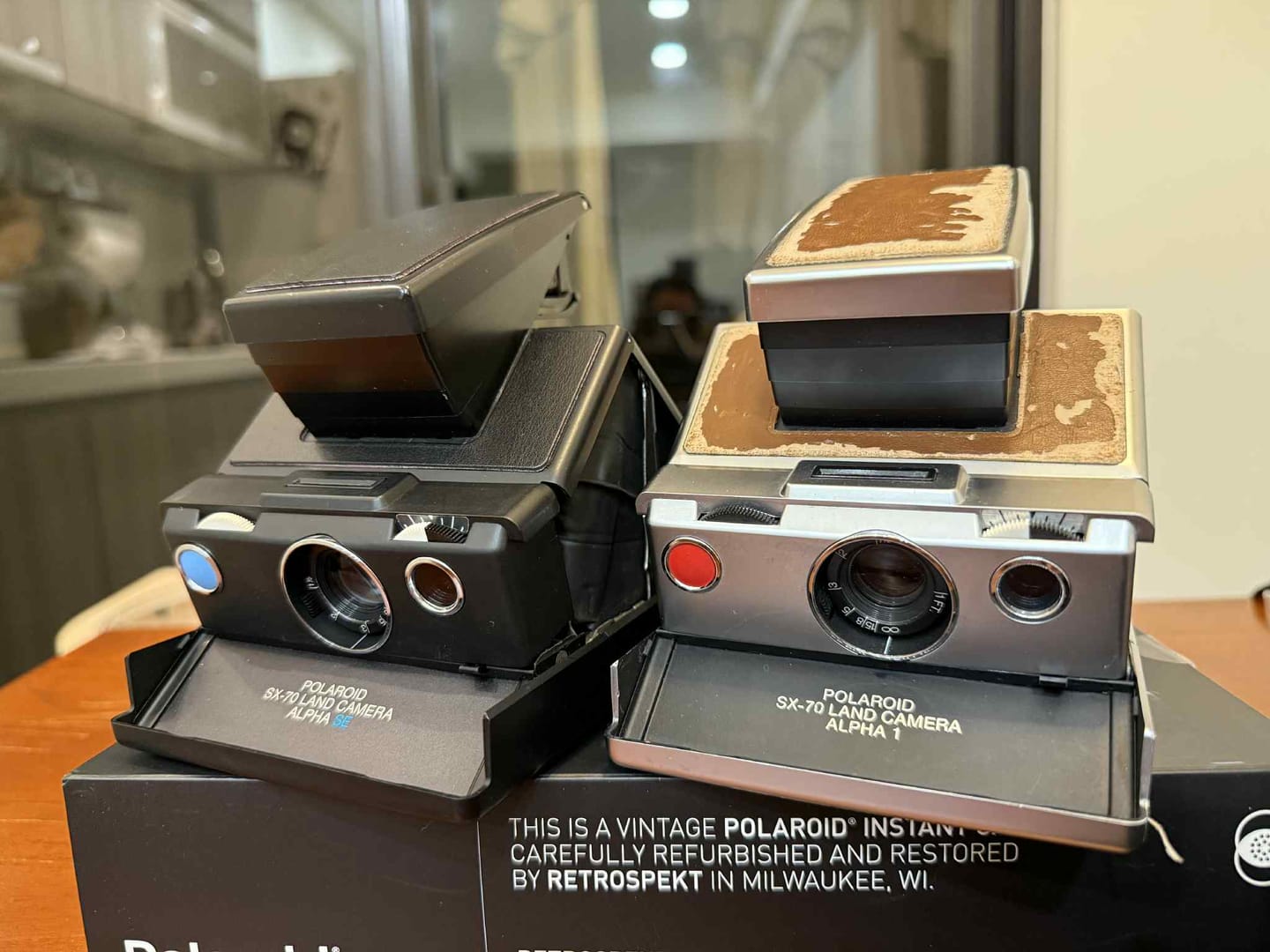 Customer photo review of Polaroid SX-70 Alpha SE Black Folding Instant Film Camera