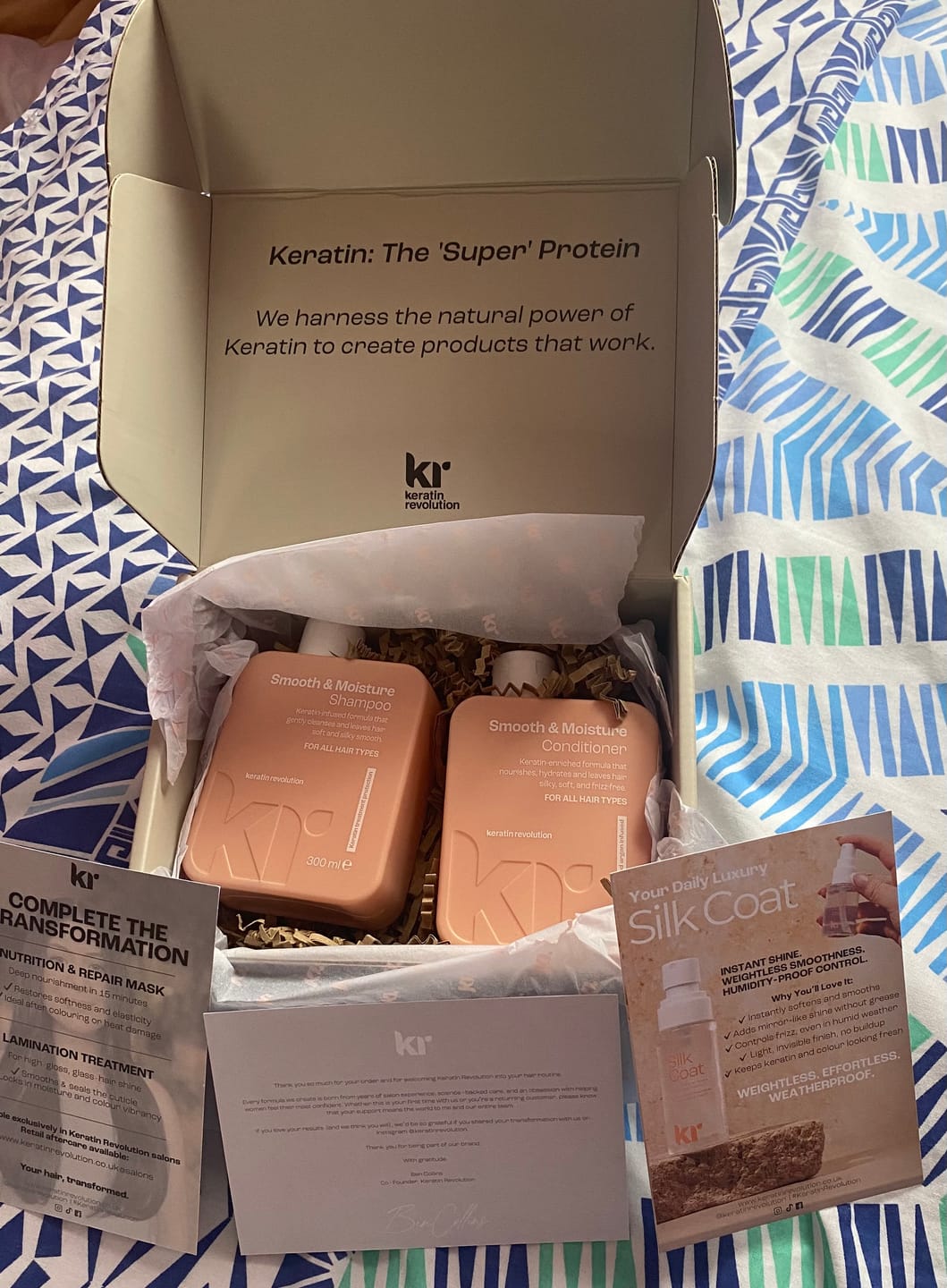 Customer photo review of Smooth & Moisture Shampoo + Conditioner Duo