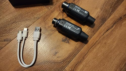 Customer photo review of XL-aiR UHF Wireless System for Dynamic Microphones – Pro XLR Audio, 165ft (50m) Range, 6-Hour Battery