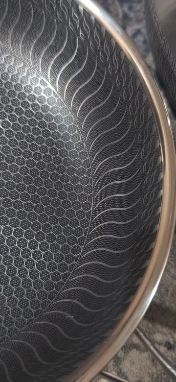 Customer photo review of TrueClad - Hybrid Pan, Non Toxic - Non Stick