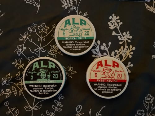 Customer photo review of Sweet Nectar Nicotine Pouches