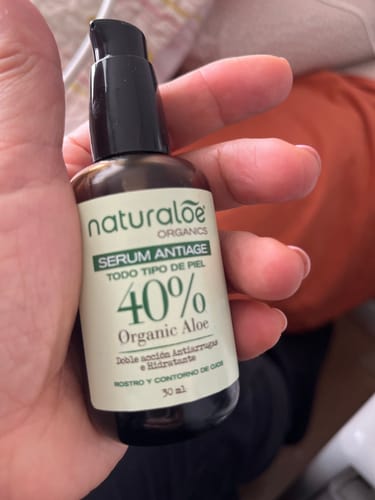 Customer photo review of Set Naturaloe Crema día antiage + Serum antiage + Gel puro Aloe