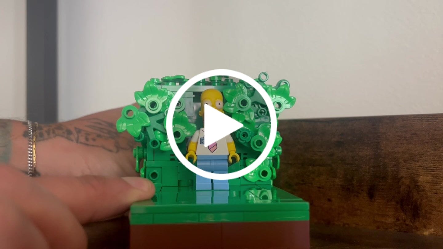 Customer video review of Homer Vanishing Into the Bushes