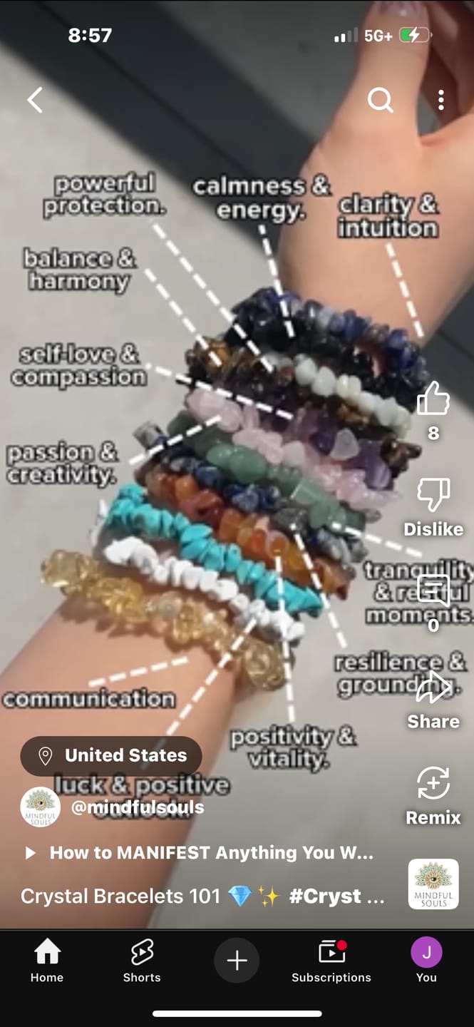 Customer photo review of 12 Necklaces and 12 Bracelets for Everyday Positivity