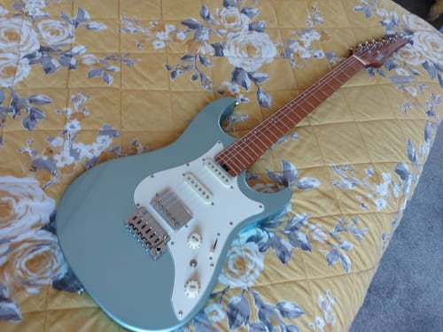 Customer photo review of Donner DST-550 39-inch ST Electric Guitar HSS Pickup Solid Double-Cut Poplar Body