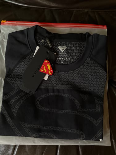 Customer photo review of SUPERMAN COMPRESSION TEES #4117