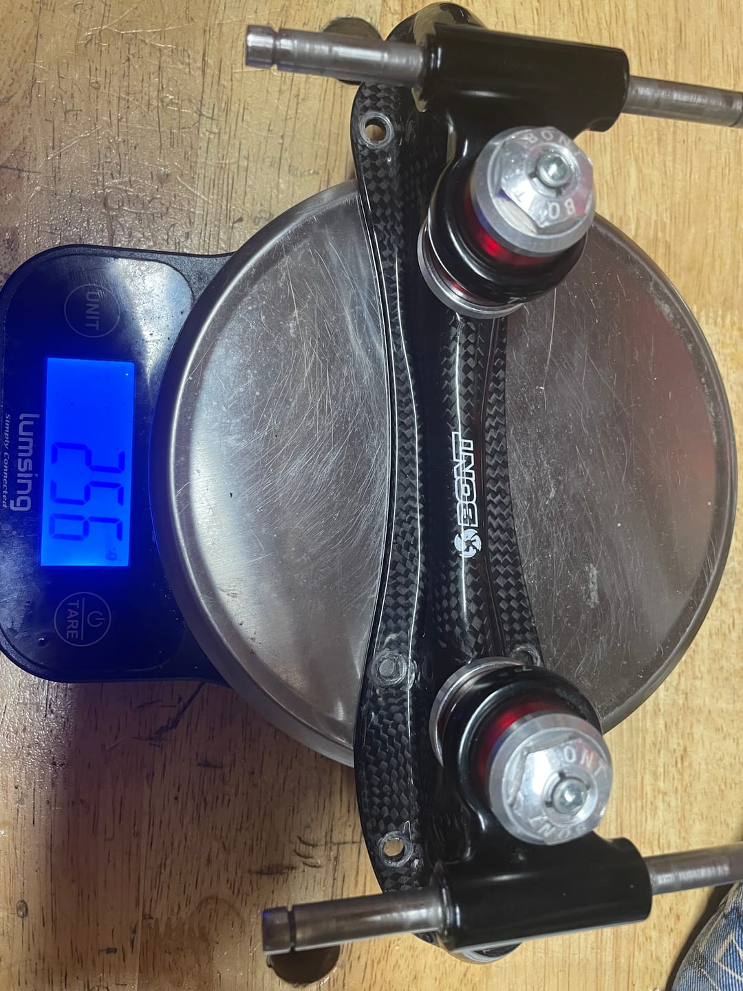 Customer photo review of Zeus Carbon NTS Roller Skate Plates