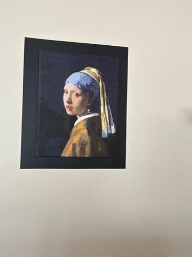 Customer photo review of Girl with a Pearl Earring
