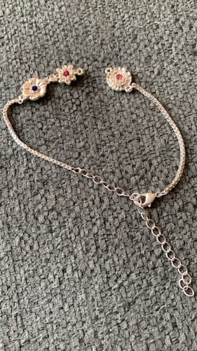 Customer photo review of Gepersonaliseerde ZussenBloei Armband