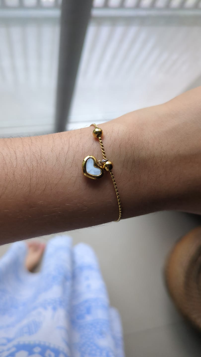 Customer photo review of Moonstone Love Bracelet