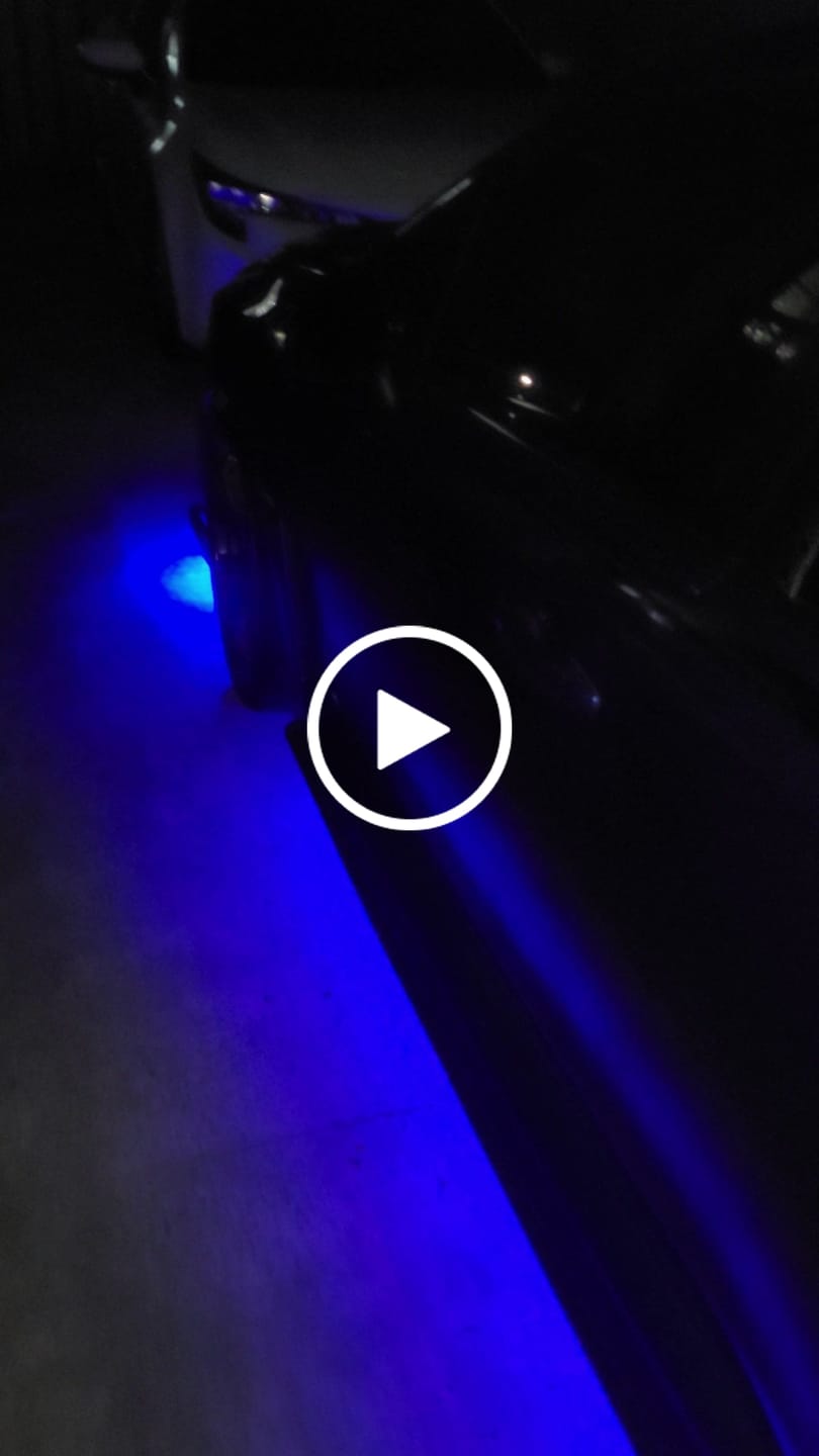 Customer video review of ELGlow® Universal Car Underglow Kit