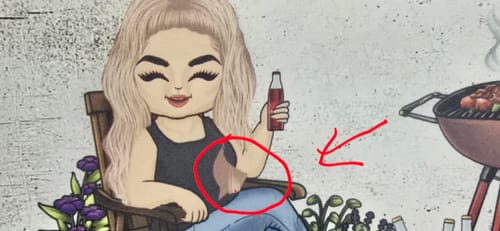 Customer photo review of Mein Grillplatz - Personalisiertes Gartenschild