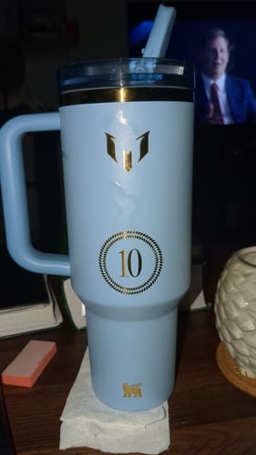 Customer photo review of Messi x Stanley 1913 Quencher ProTour Flip Straw Tumbler | 1.18L