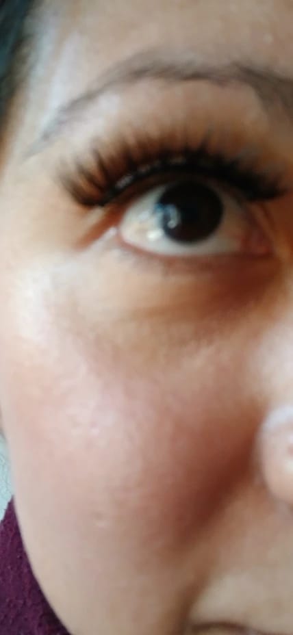 Customer photo review of Phansta™ Self-Adhesive Eyelash Extensions