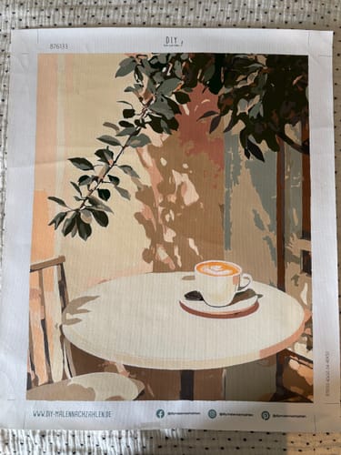 Customer photo review of Malen nach Zahlen - Morgenkaffee