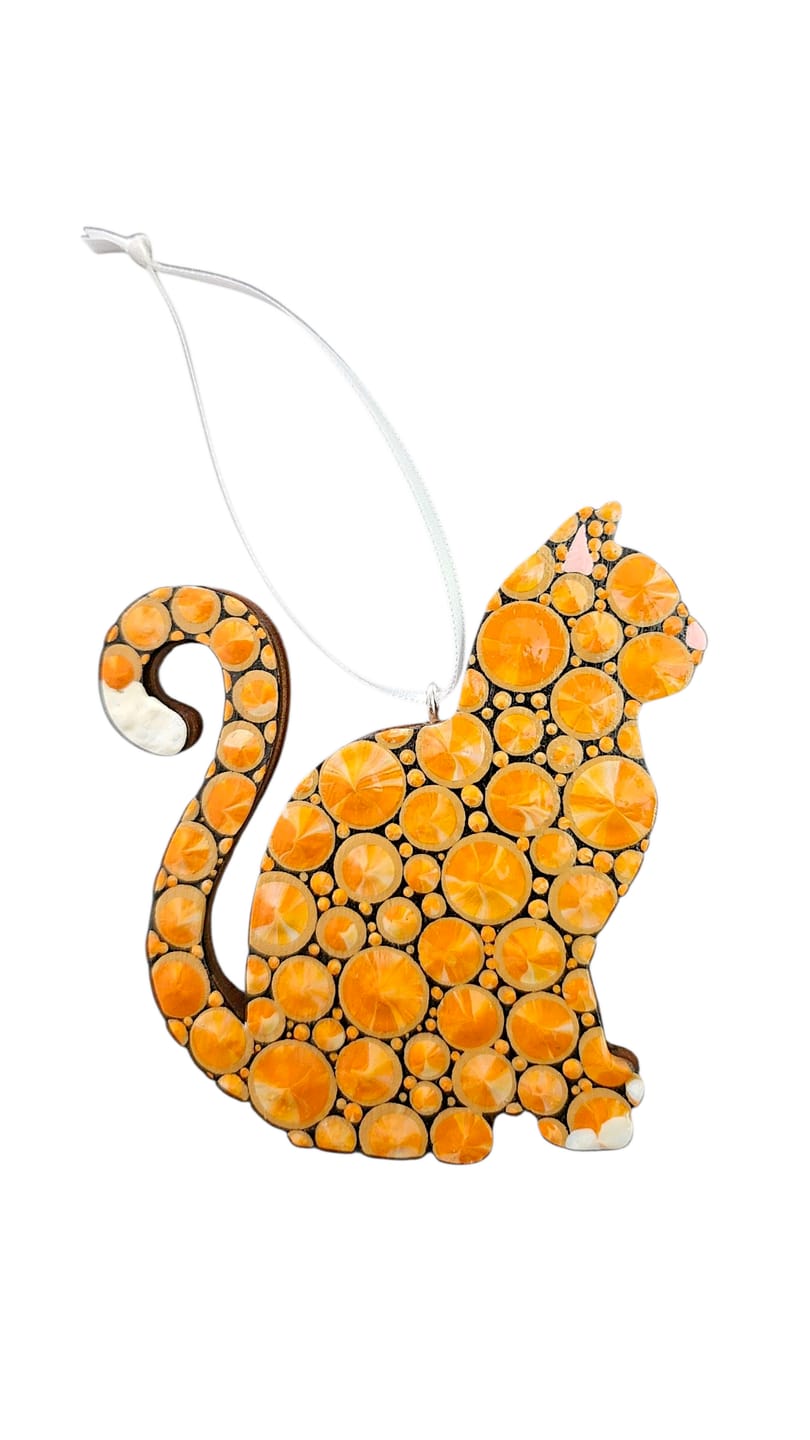 Customer photo review of Unfinished Wood Cat Shape | JGrondz | DIY Craft Cutout | up to 46" DIY