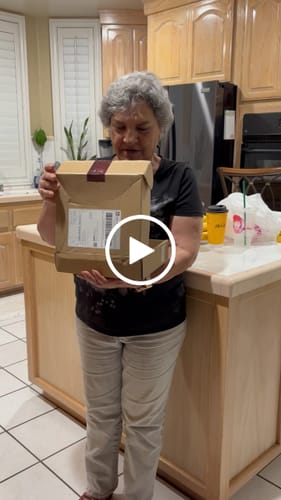 Customer video review of Dolly® Personalized Crochet Doll with Photo Card