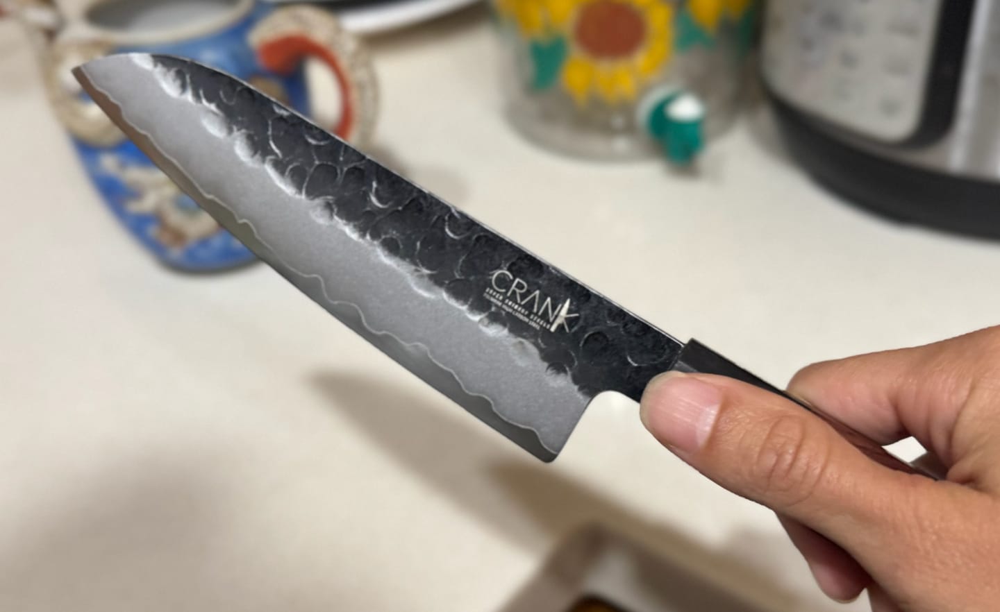 Customer photo review of Pripåra Precision Santoku 5.5" – Compact Power, Unmatched Precision
