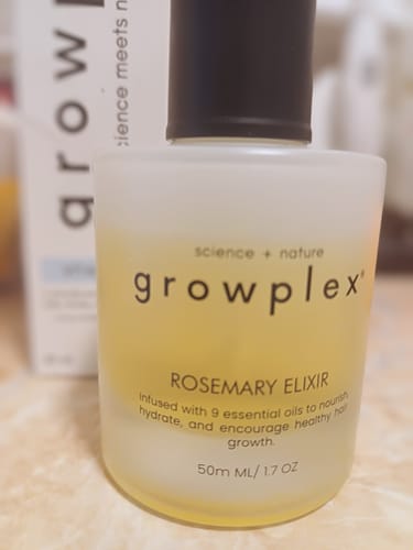 Customer photo review of Rosemary Elixir - 100% Natural Hair Loss Solution