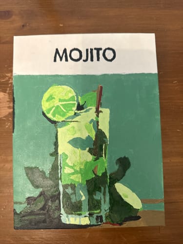 Customer photo review of 6 Mini Paintings - Cocktail Deluxe Set