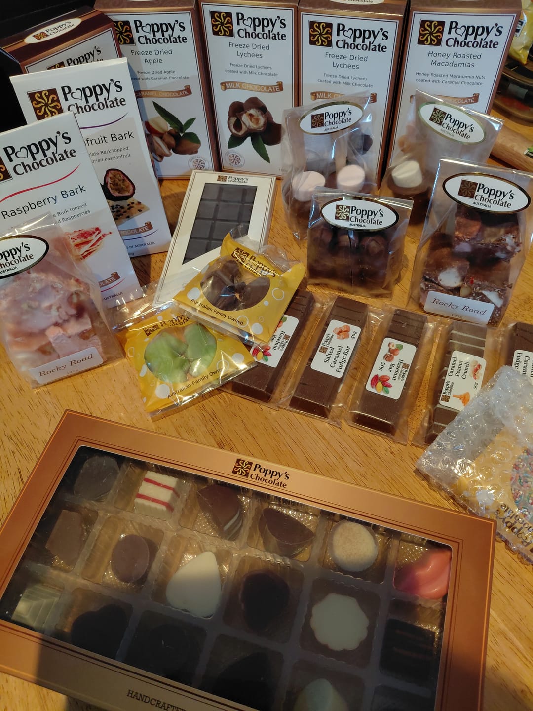 Customer photo review of The Die Hard Chocoholics Selection Hamper