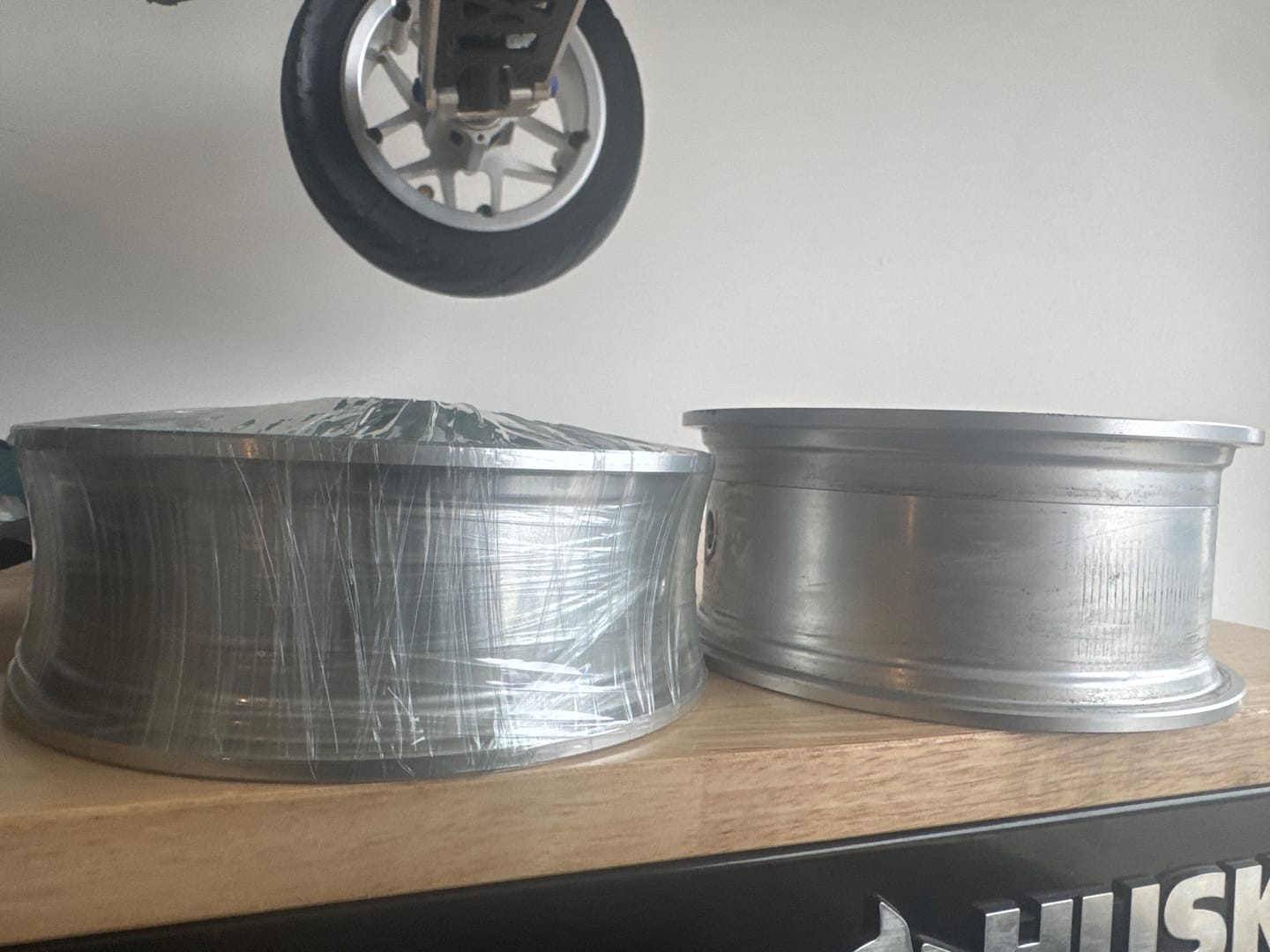 Customer photo review of Acedeck® 8.5 inch(215mm) Wheel Set, Tire, Inner Tube, CNC Hub