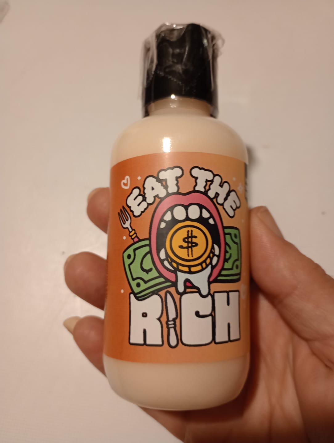 Customer photo review of Eat the Rich Body Lotion