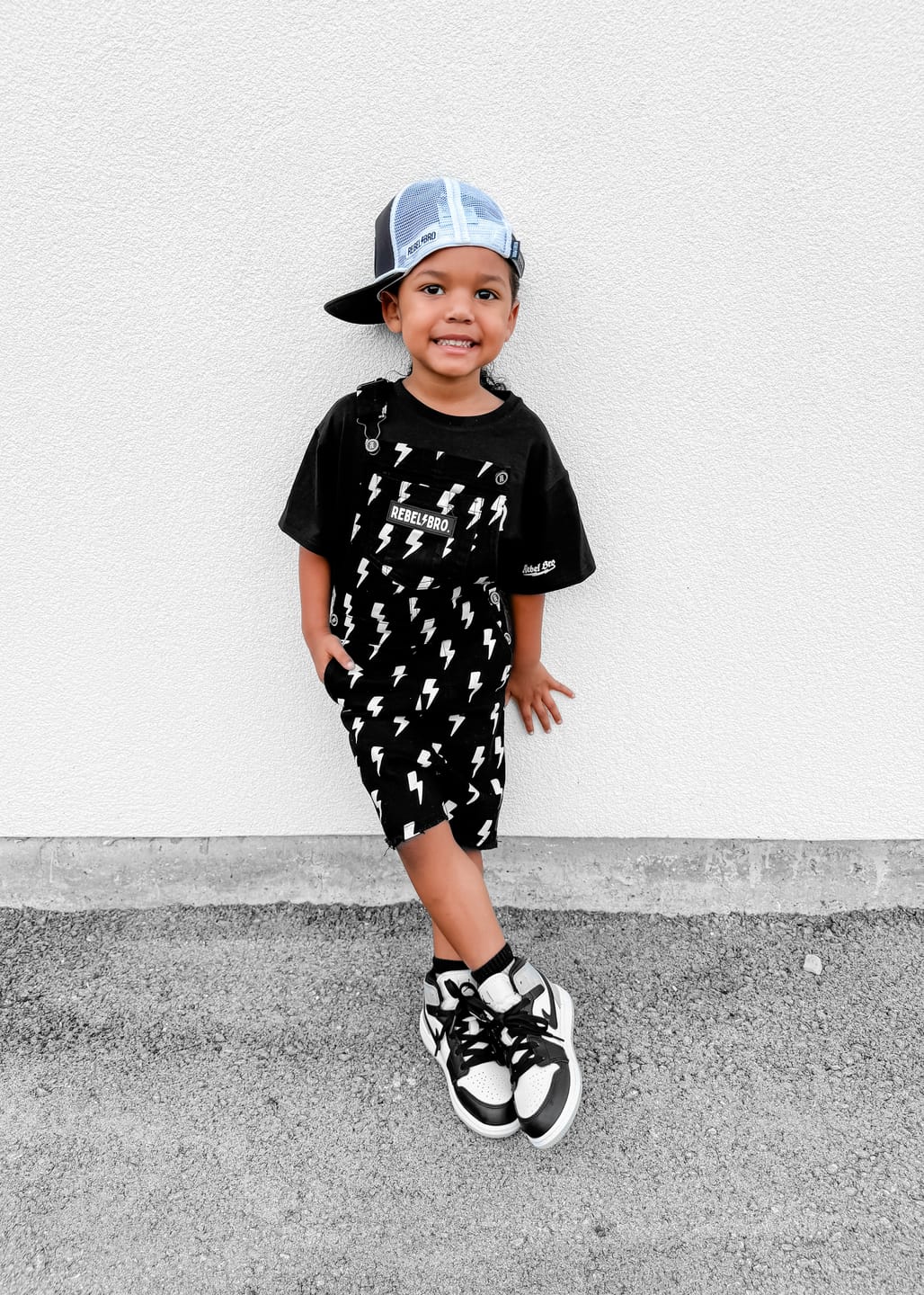 Customer photo review of Cut Off Overalls in Jagger
