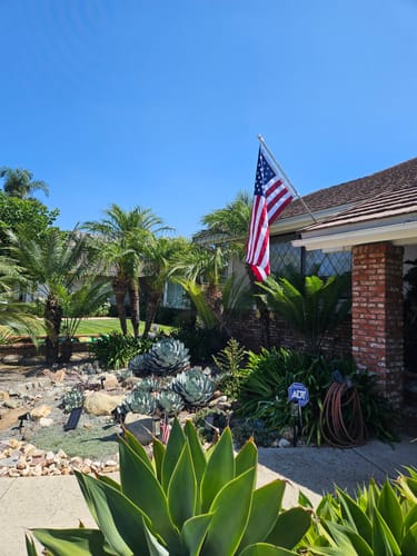 Customer photo review of Ultra Heavy Duty American Flag - 2-ply Polyester - Made In USA
