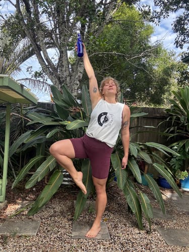 Customer photo review of Unisex Hemp Muscle Tank 2.0