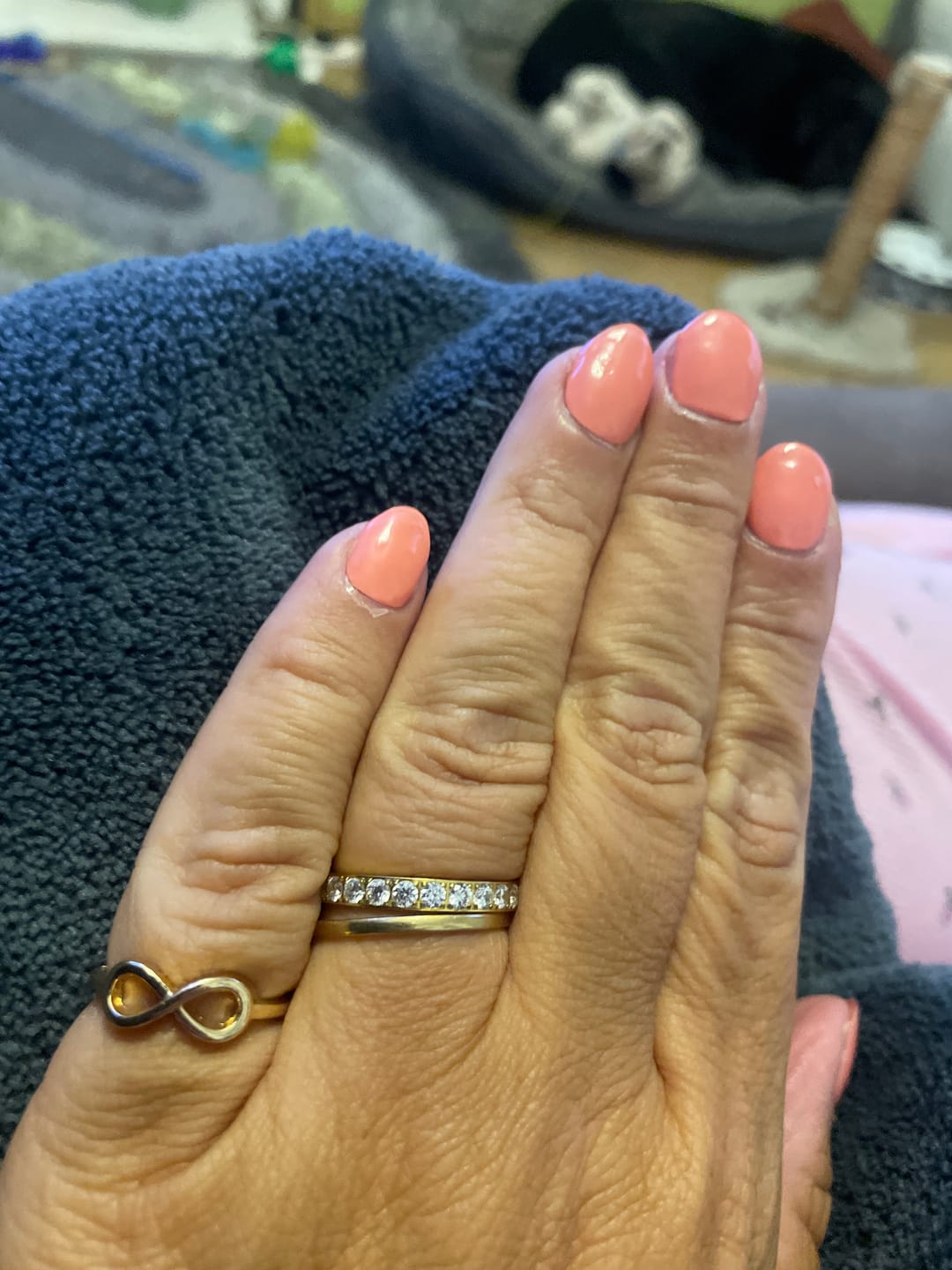 Customer photo review of Gold 3mm Full Glitz Ring